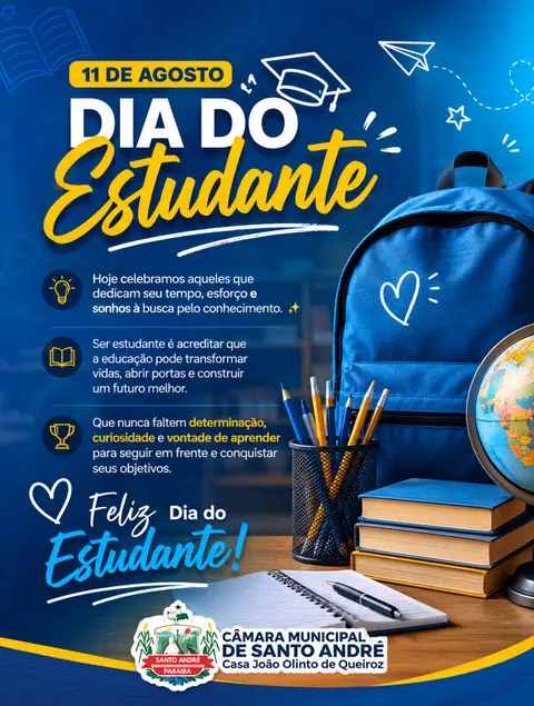 📚 11 DE AGOSTO — DIA DO ESTUDANTE