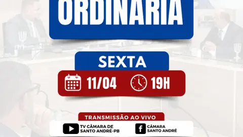 Sessão Ordinária da Câmara de Santo André nesta sexta-feira (11): acompanhe ao vivo