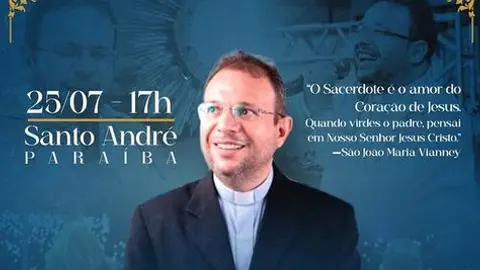 Padre Fabricio Timotéo receberá título de Cidadão Santoandreense nesta sexta-feira (25)