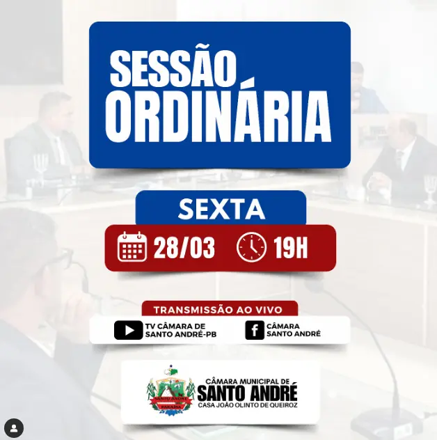 Sessão Ordinária da Câmara de Santo André nesta sexta-feira (28): acompanhe ao vivo