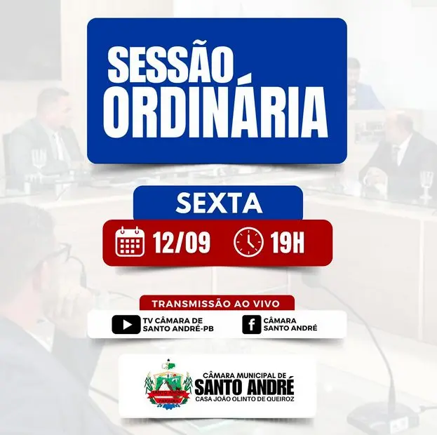 Câmara de Santo André Realiza Sessão Ordinária com Transmissão ao Vivo nesta Sexta-feira (12)