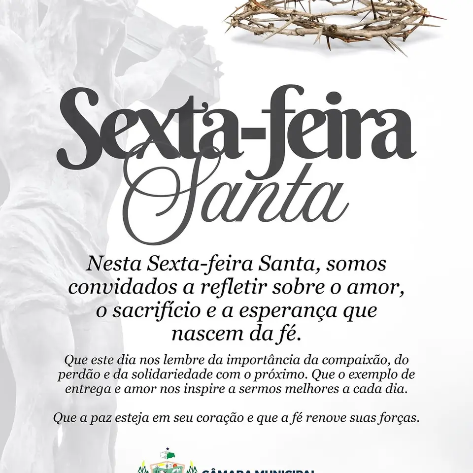 Sexta-feira Santa: Reflexão sobre amor, compaixão e solidariedade.