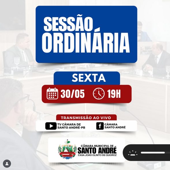 Câmara de Santo André convida população para Sessão Ordinária nesta sexta-feira (30)